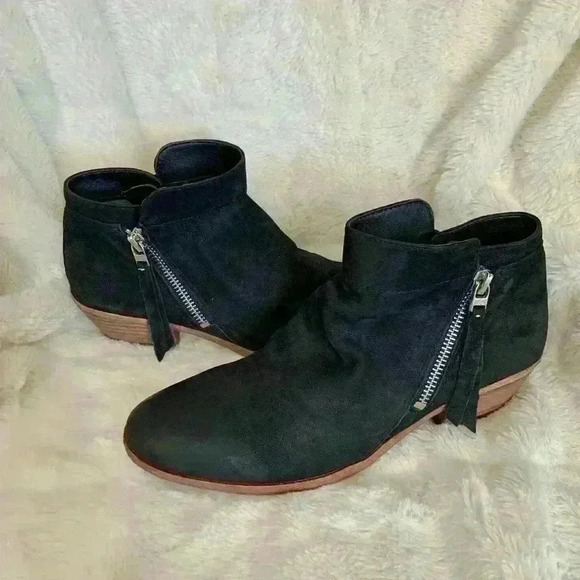 Sam Edelman | Packer ankle black booties w/  zipper size 6.5 - Picture 1 of 5